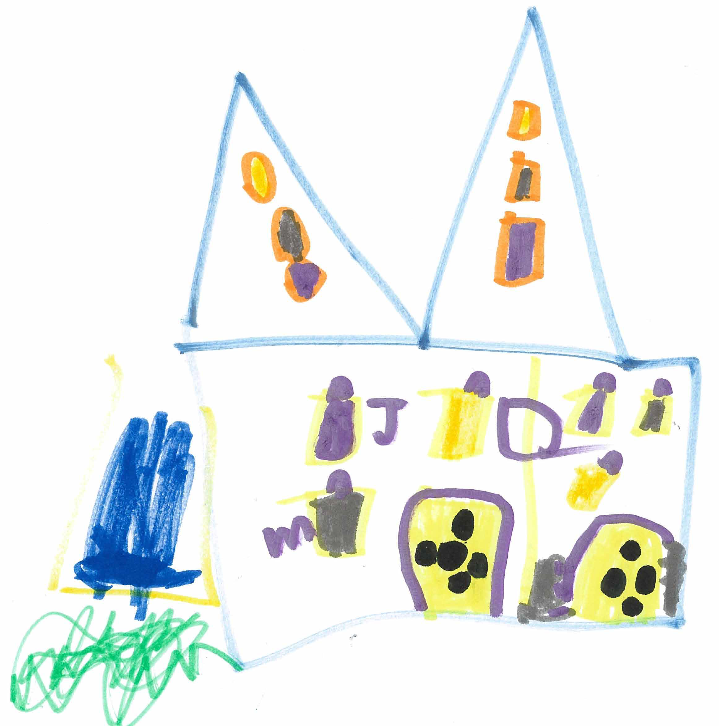 Bouquette of lilies and carnations